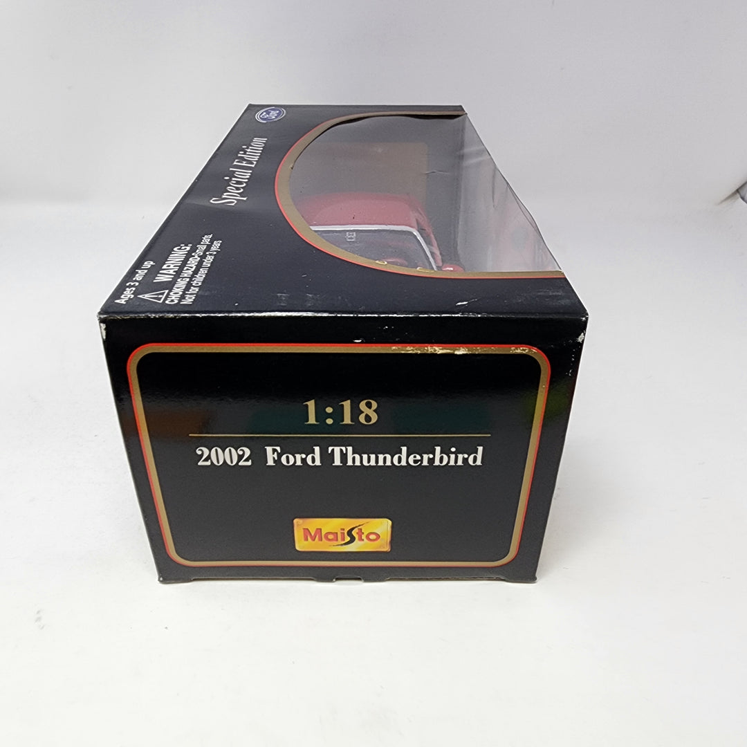 2002 Ford thunderbird RED Maisto Special Edition 1/18 Scale