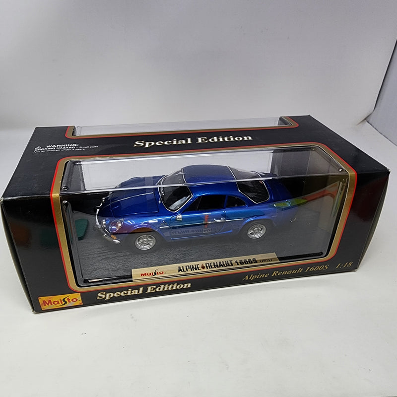 Alpine Renault 1600S * Blue * Maisto Special Edition 1/18 Scale