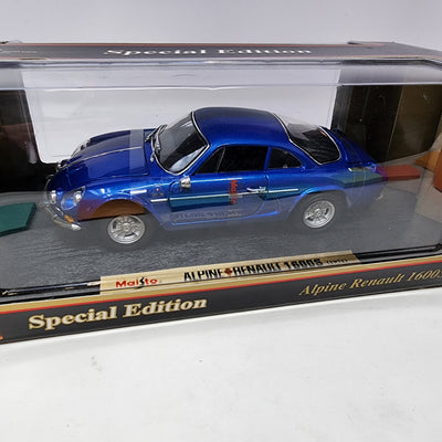 Alpine Renault 1600S * Blue * Maisto Special Edition 1/18 Scale