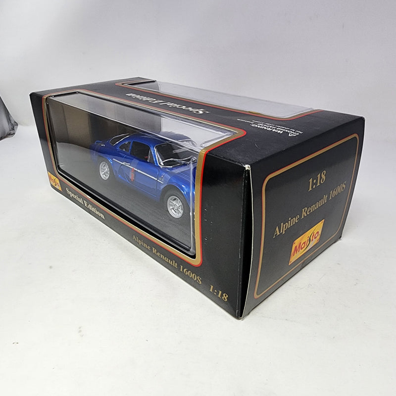 Alpine Renault 1600S * Blue * Maisto Special Edition 1/18 Scale