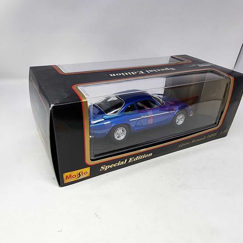 Alpine Renault 1600S * Blue * Maisto Special Edition 1/18 Scale