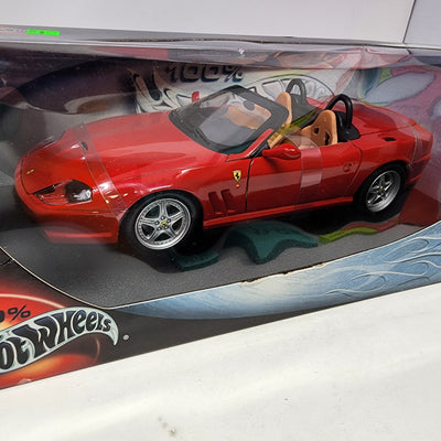 Ferrari 550 Barchetta Pinninfarina * 100% Hot Wheels 1/18 Scale