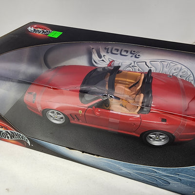 Ferrari 550 Barchetta Pinninfarina * 100% Hot Wheels 1/18 Scale