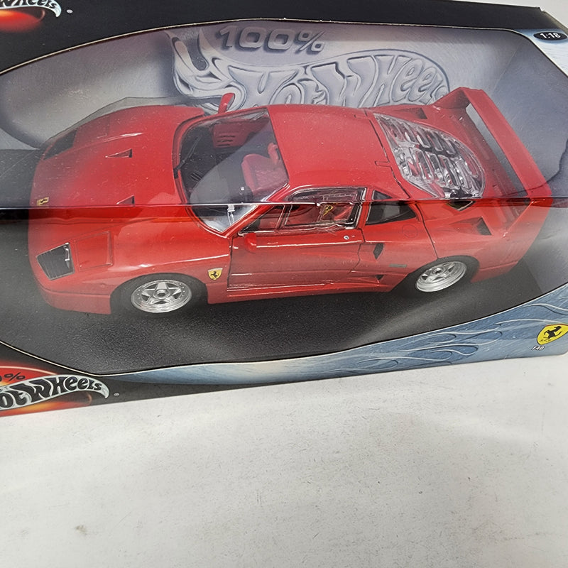 Ferrari F40 * 100% Hot Wheels 1/18 Scale