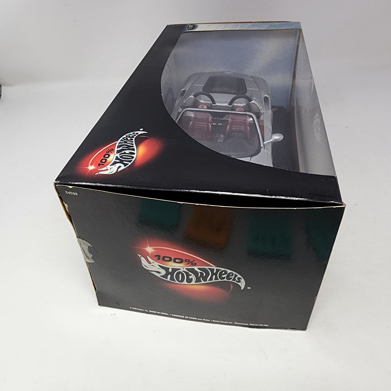 Ferrari 360 Spider * Silver * 100% Hot Wheels 1/18 Scale