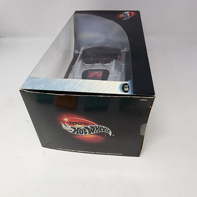 Ferrari 360 Spider * Silver * 100% Hot Wheels 1/18 Scale