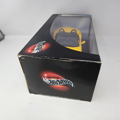 Ferrari 550 Barchetta Pinninfarina * Yellow * 100% Hot Wheels 1/18 Scale