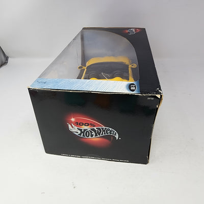 Ferrari 550 Barchetta Pinninfarina * Yellow * 100% Hot Wheels 1/18 Scale