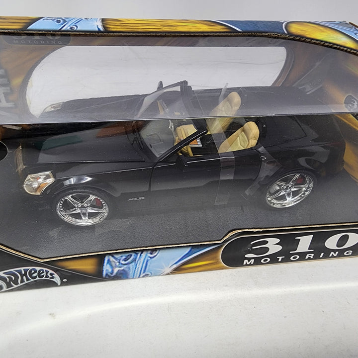 Cadillac XLR * BLACK * Hot Wheels 1/18 Scale 310 Motoring