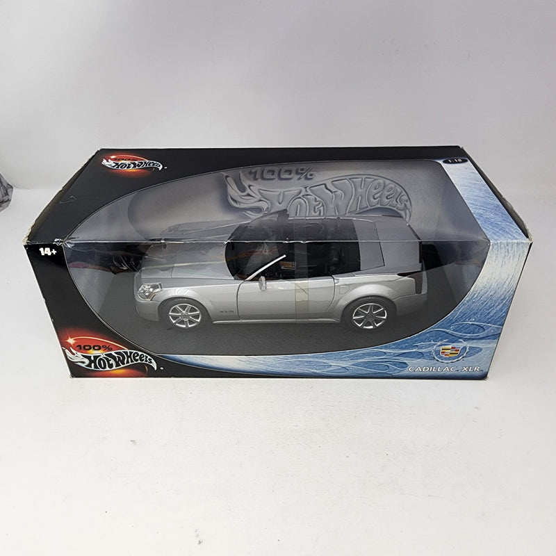 Cadillac XLR * Silver * 100% Hot Wheels 1/18 Scale