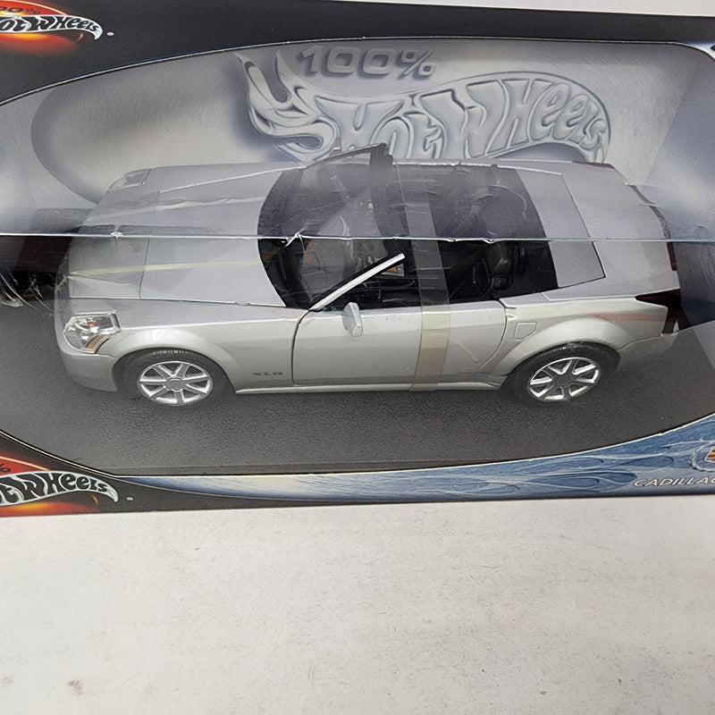 Cadillac XLR * Silver * 100% Hot Wheels 1/18 Scale