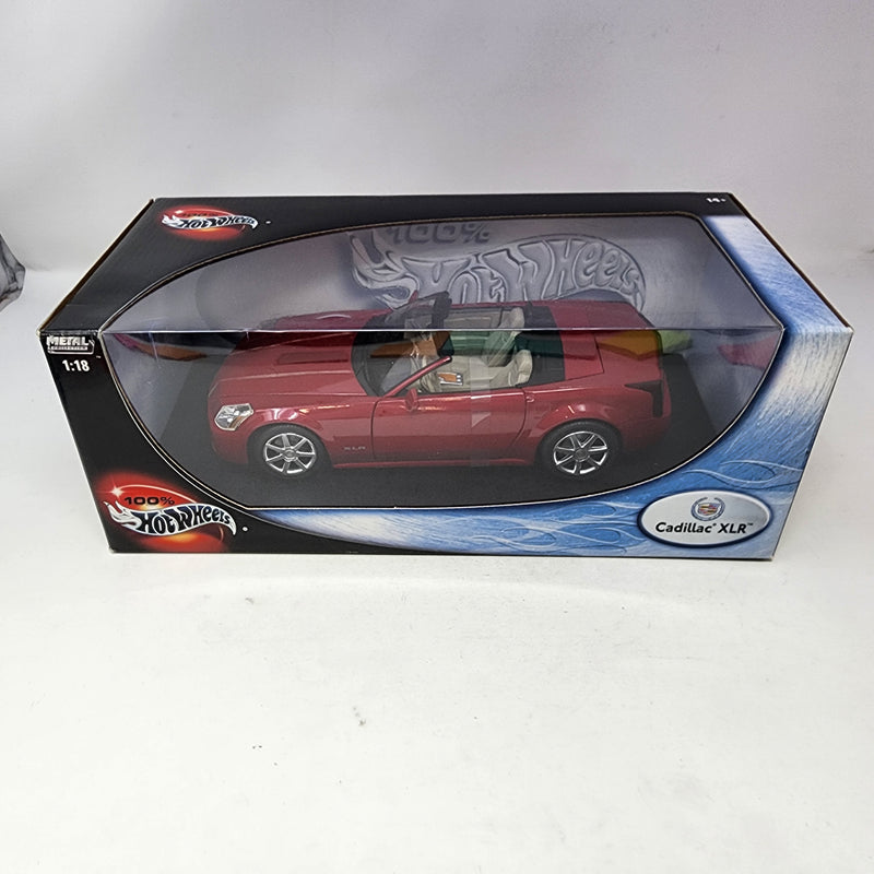 Cadillac XLR * BURGUNDY * 100% Hot Wheels 1/18 Scale