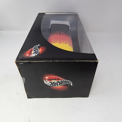 Customized VW Drag Bus * Black w/ Flames * 100% Hot Wheels 1/18 Scale