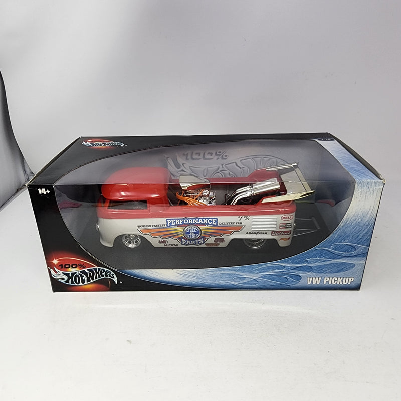 VW Pickup Volkswagen * Red * 100% Hot Wheels 1/18 Scale