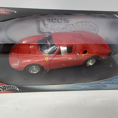 Ferrari 250 LM * RED * 100% Hot Wheels 1/18 Scale