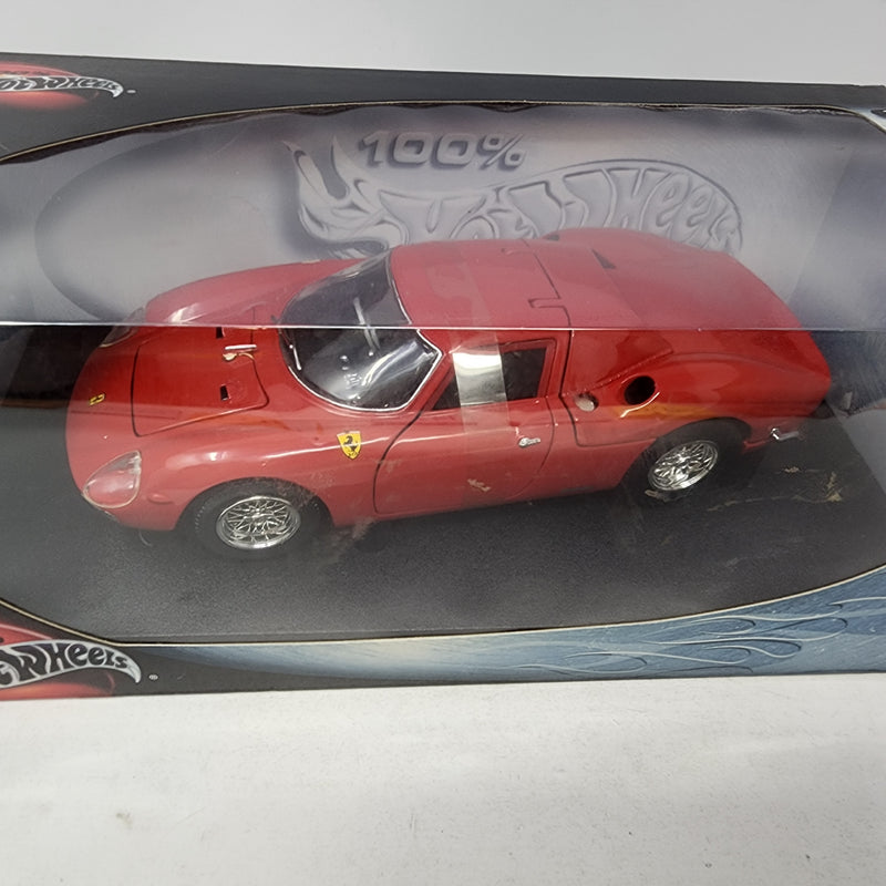 Ferrari 250 LM * RED * 100% Hot Wheels 1/18 Scale