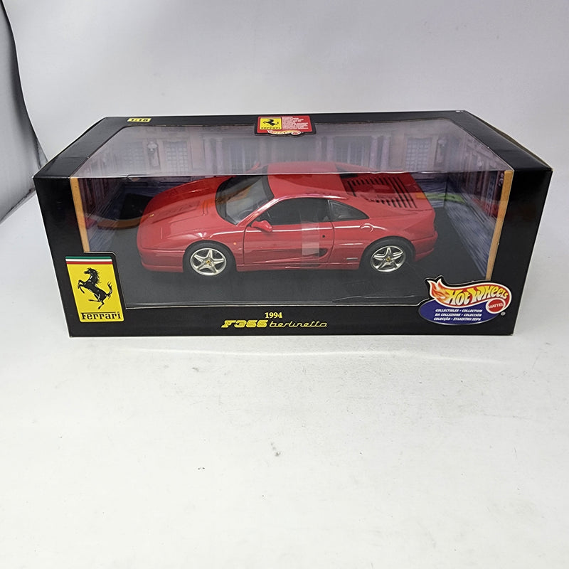 1994 Ferrari F355 Berlinetta * RED * Hot Wheels 1/18 Scale Collectibles