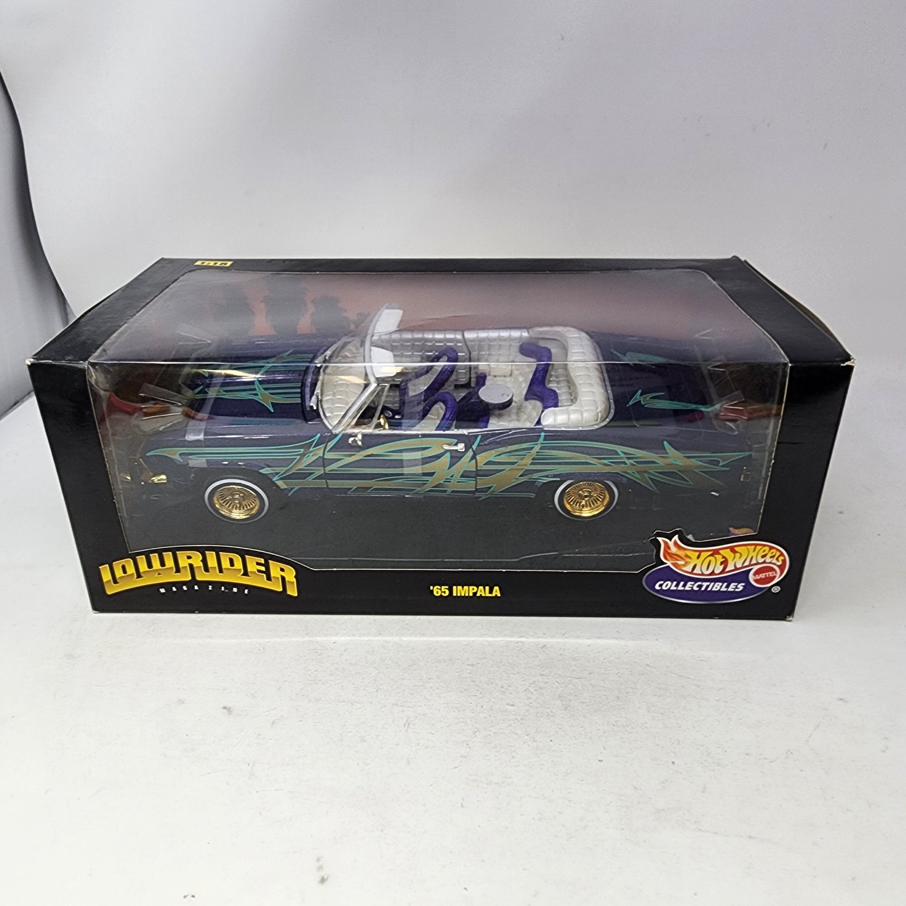 65 インパラ ミニカー hotwheel lowrider magazine 65 Impala Lowrider Magazine * Hot Wheels 1/18 Scale