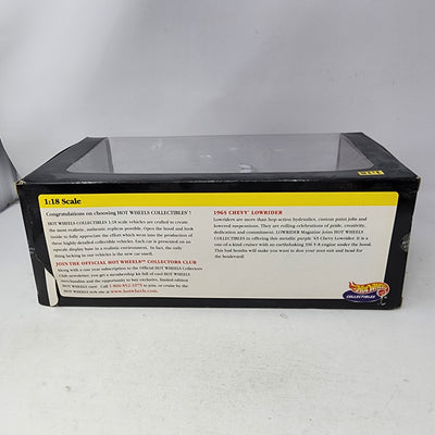 '65 Impala Lowrider Magazine * Hot Wheels 1/18 Scale Collectibles