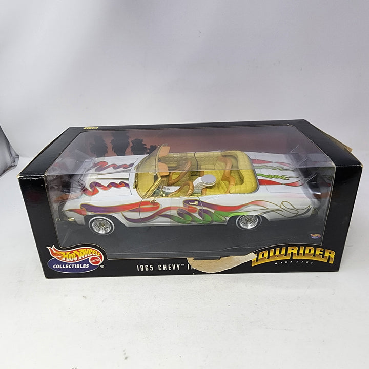 1965 Impala Lowrider Magazine * White * Hot Wheels 1/18