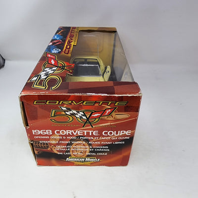 1968 Corvette Coupe * Yellow * ERTL Collectibles 1/18 Scale American Muscle