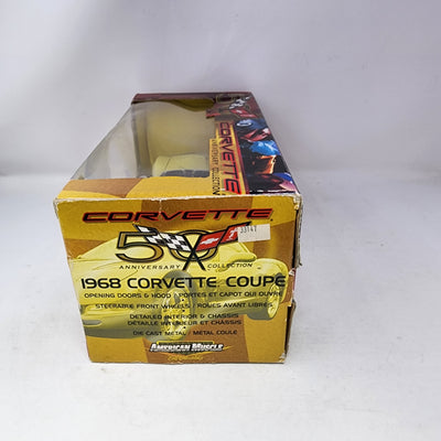 1968 Corvette Coupe * Yellow * ERTL Collectibles 1/18 Scale American Muscle