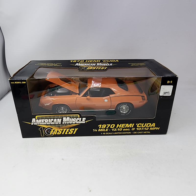 1970 Hemi Cuda * ERTL Collectibles 1/18 Scale American Muscle 10 Fastest