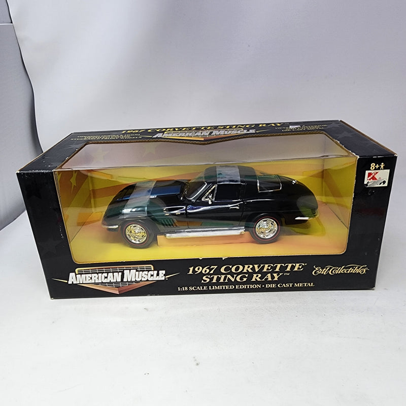 1967 Corvette Sting Ray * Green * ERTL Collectibles 1/18 Scale American Muscle