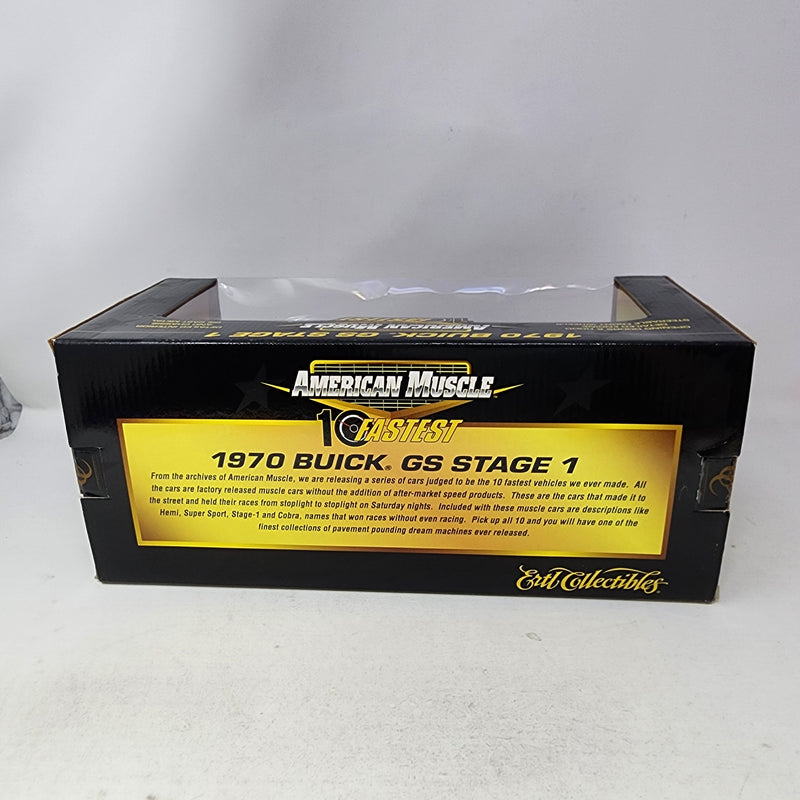 1970 Buick GS Stage 1 * ERTL Collectibles 1/18 Scale American Muscle 10 Fastest
