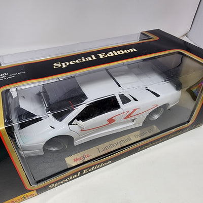 1996 Lamborghini Diablo SV * White * Maisto Special Edition 1/18 Scale