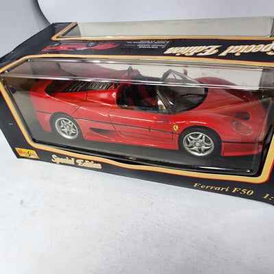 Ferrari F50 * Red * Maisto Special Edition 1/18 Scale