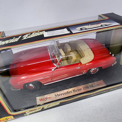 Mercedes-Benz 190SL * RED * Maisto Special Edition 1/18 Scale