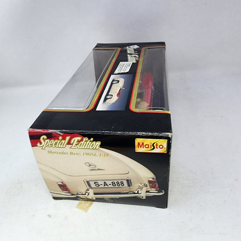 Mercedes-Benz 190SL * RED * Maisto Special Edition 1/18 Scale