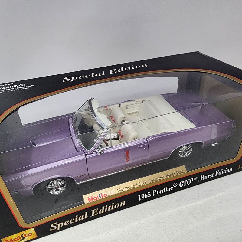 1965 Pontiac GTO Hurst Edition * Maisto Special Edition 1/18 Scale