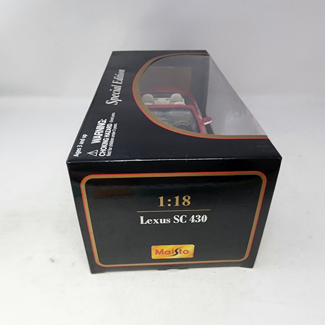 Lexus SC430 * Maisto Special Edition 1/18 Scale – Wheelcollectors LLC