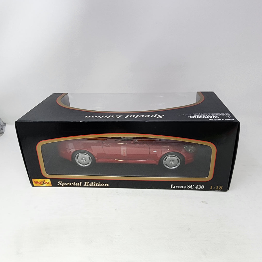 Lexus SC430 * Maisto Special Edition 1/18 Scale – Wheelcollectors LLC