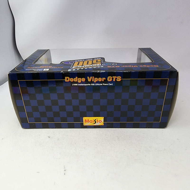Dodge Viper GTS Indy 500 * Maisto Special Edition 1/18 Scale