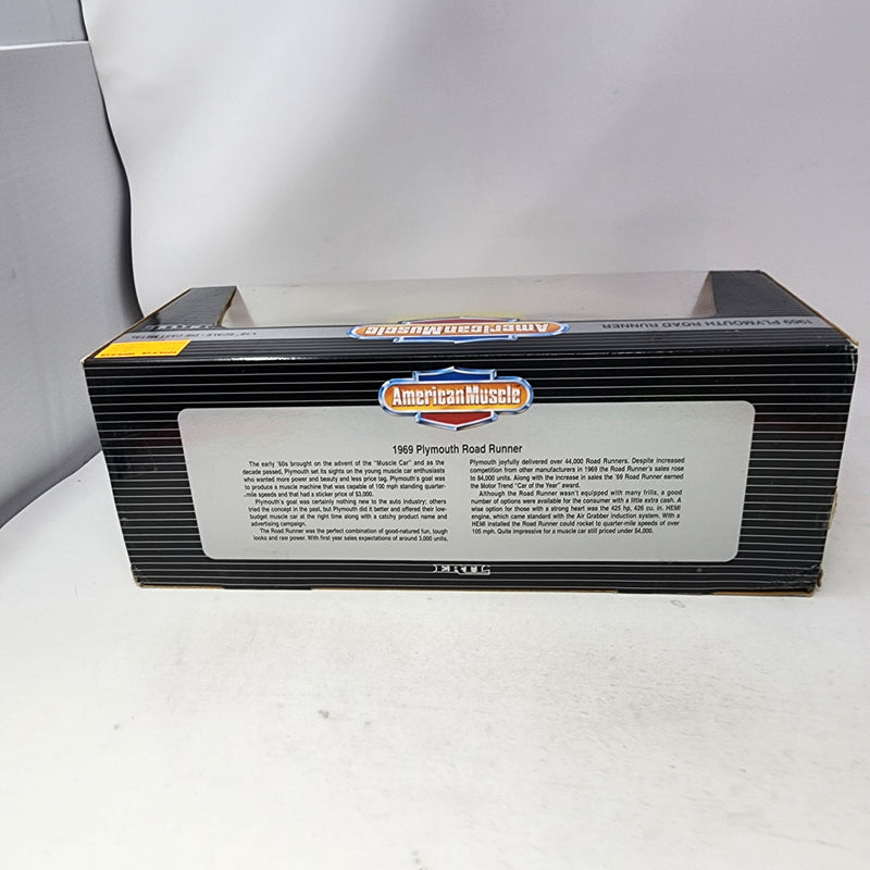 1969 Plymouth Road Runner YELLOW * ERTL American Muscle Edition 1/18 Scale