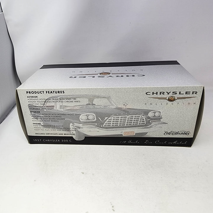 ミニカー ERTL Collectibles 1/18 1957 Chrysler300C 1957 Chrysler 300C, Metallic Green 1:18 Diecast Model Car by