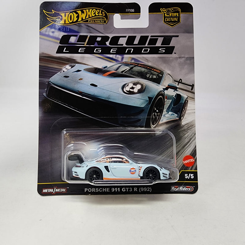 Porsche 911 GT3 R 992 GULF * 2025 Hot Wheels Car Culture Circuit Legends Case K