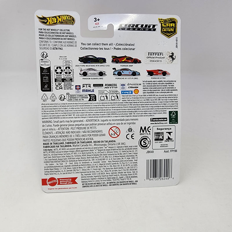 Ferrari 499P * 2025 Hot Wheels Car Culture Circuit Legends Case K
