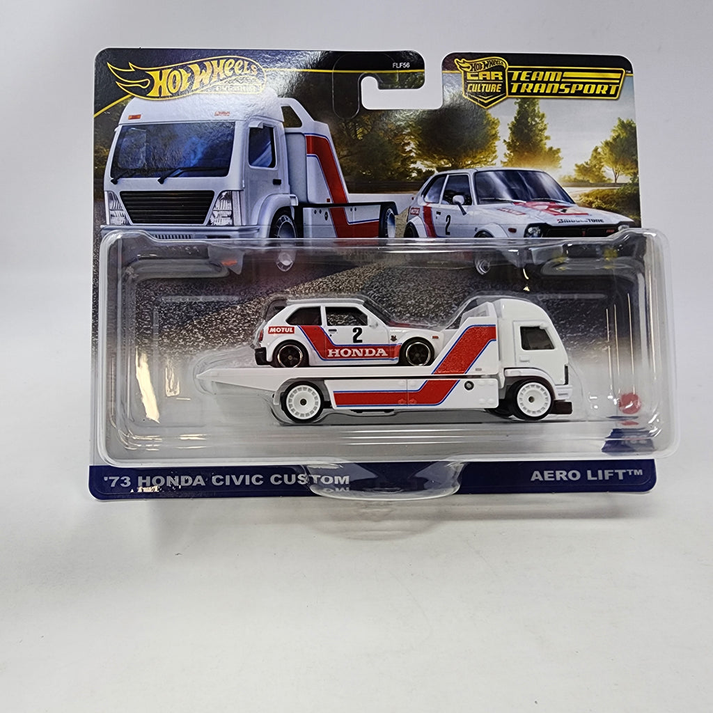 73 Honda Civic Custom & Aero Lift * 2025 Hot Wheels Team