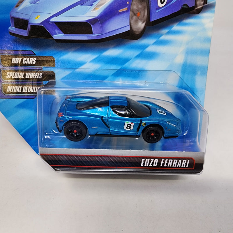 Enzo Ferrari * Blue * Hot Wheels Speed Machines