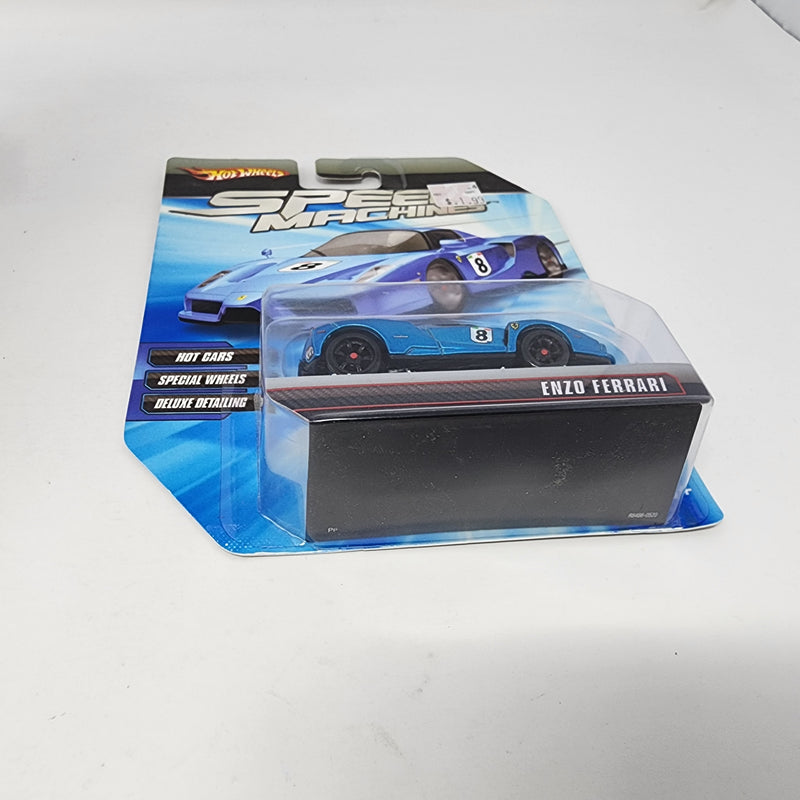 Enzo Ferrari * Blue * Hot Wheels Speed Machines