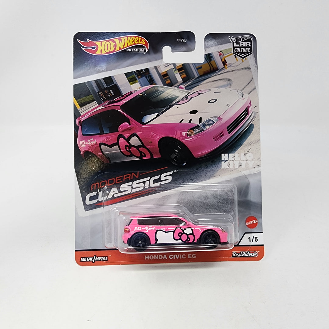 ホットウィール ホンダ シビック EG ハロー キティ モダンクラシック Honda Civic EG Hello Kitty * Hot Wheels Car Culture Modern