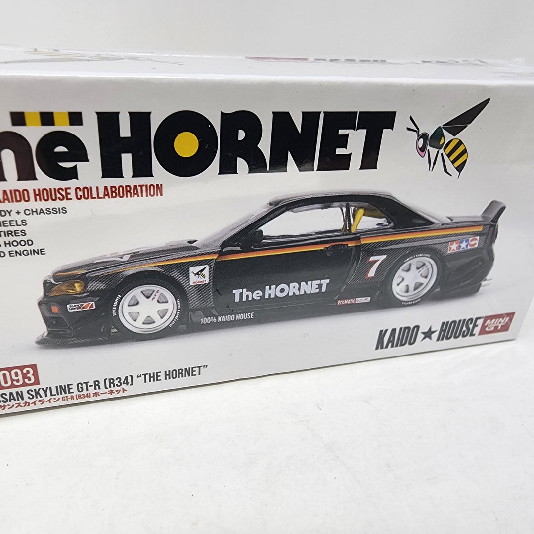 ミニカー THE HORNET NISSAN SKYLINE GT-R (R34) Mini GT x Kaido House - Tamiya Hornet 1/64 Nissan Skyline GT