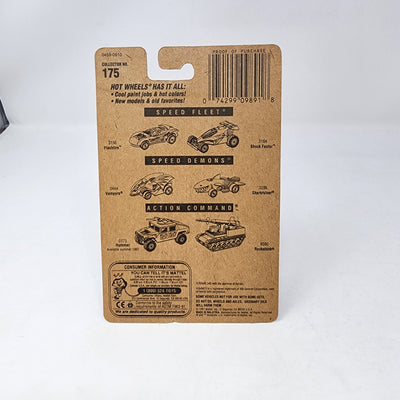 Ferrari 348 #175* White w/ UH Rims * Hot Wheels Blue Card