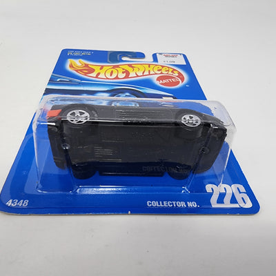 Ferrari 348 #226 * Black w/ 5sp Rims * Hot Wheels Blue Card