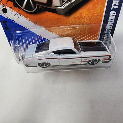 '69 Ford Torino Talladega #103 * White * Hot Wheels 2012