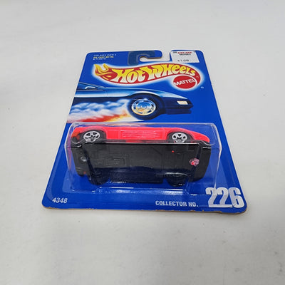 Ferrari 348 #226 * Pink w/ 5sp Rims * Hot Wheels Blue Card